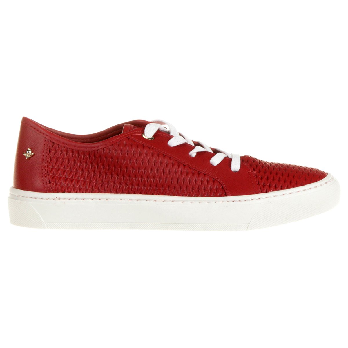 tenis vermelho cravo e canela
